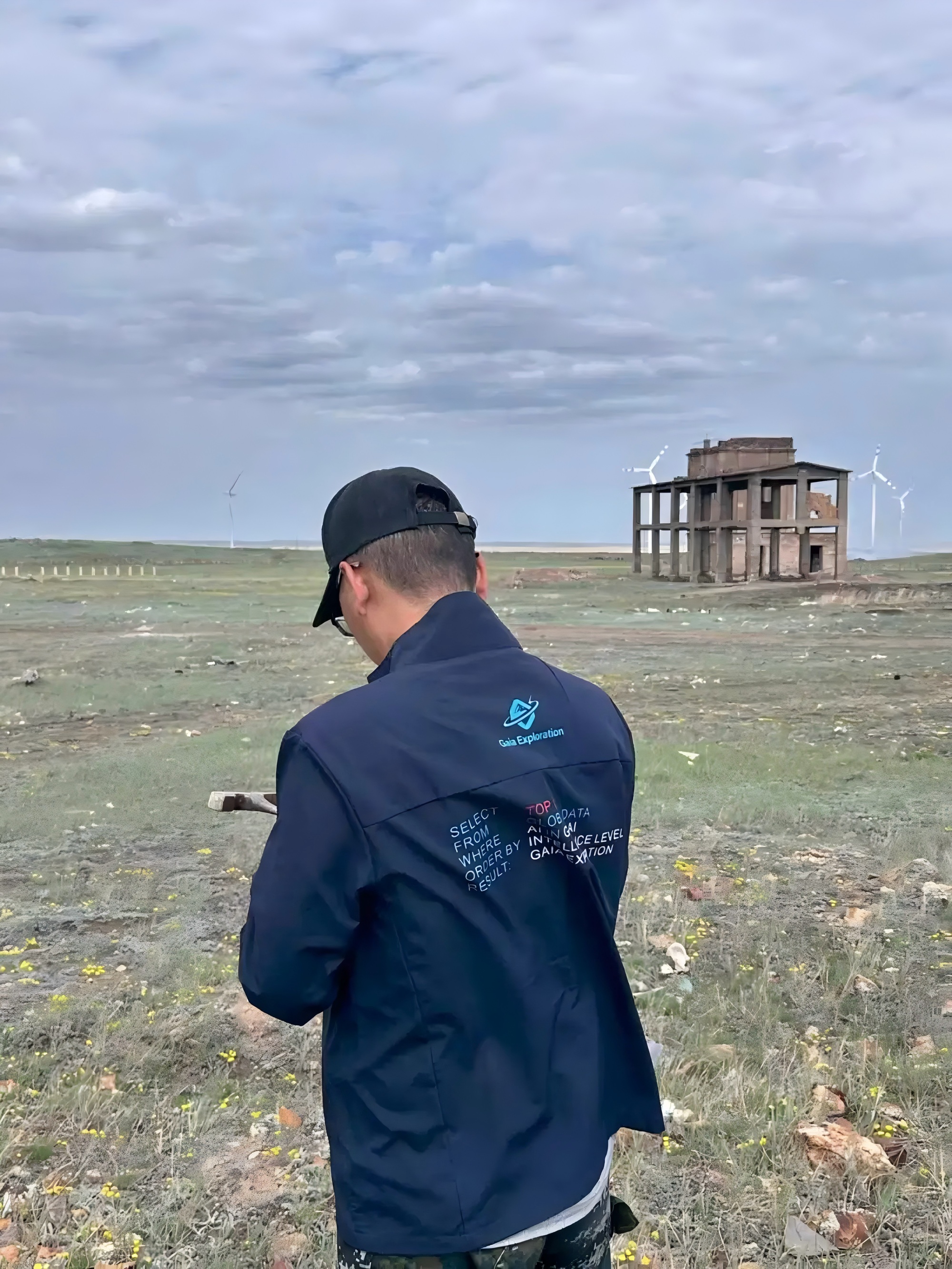 Gaia 地质师在哈萨克斯坦开展现场勘测。