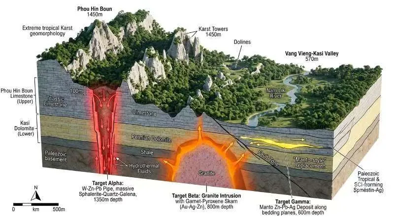 在热液系统中，地质路径有时比几何直线距离更重要